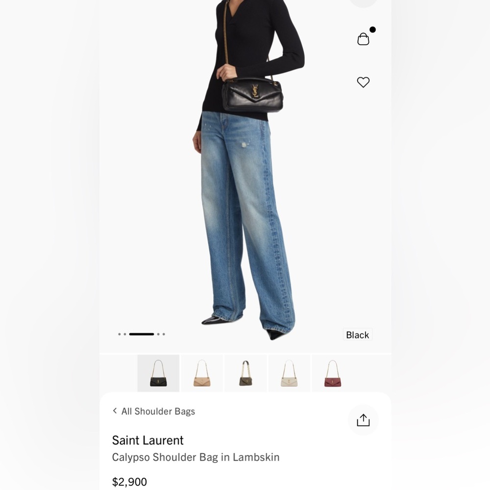 🌟SOLD🌟 SAINT LAURENT CALYPSO - Picture 17 of 17
